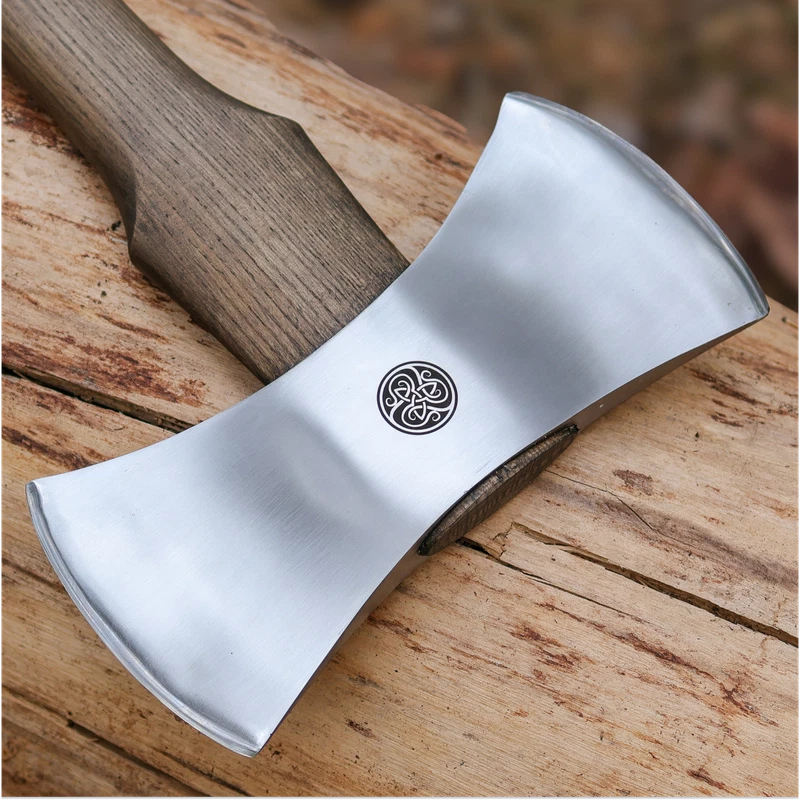 Double Bit Viking Axe Functional Dual Blade Camping and Chopping hatchet 25inch ME-2