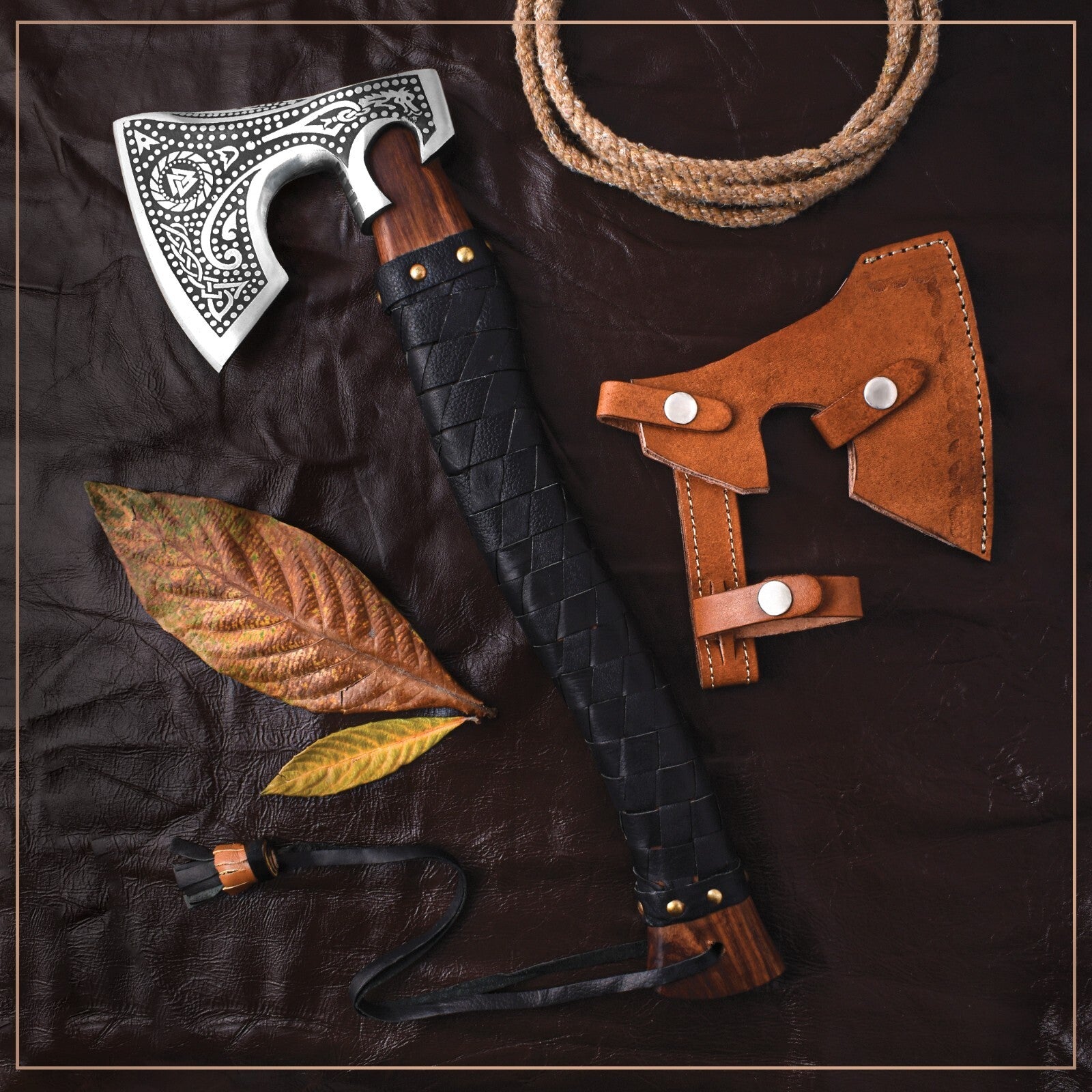 Ragnar LothBrok Viking Axe Battle Ready Axe Hand Forged Carbon Steel With Sheath