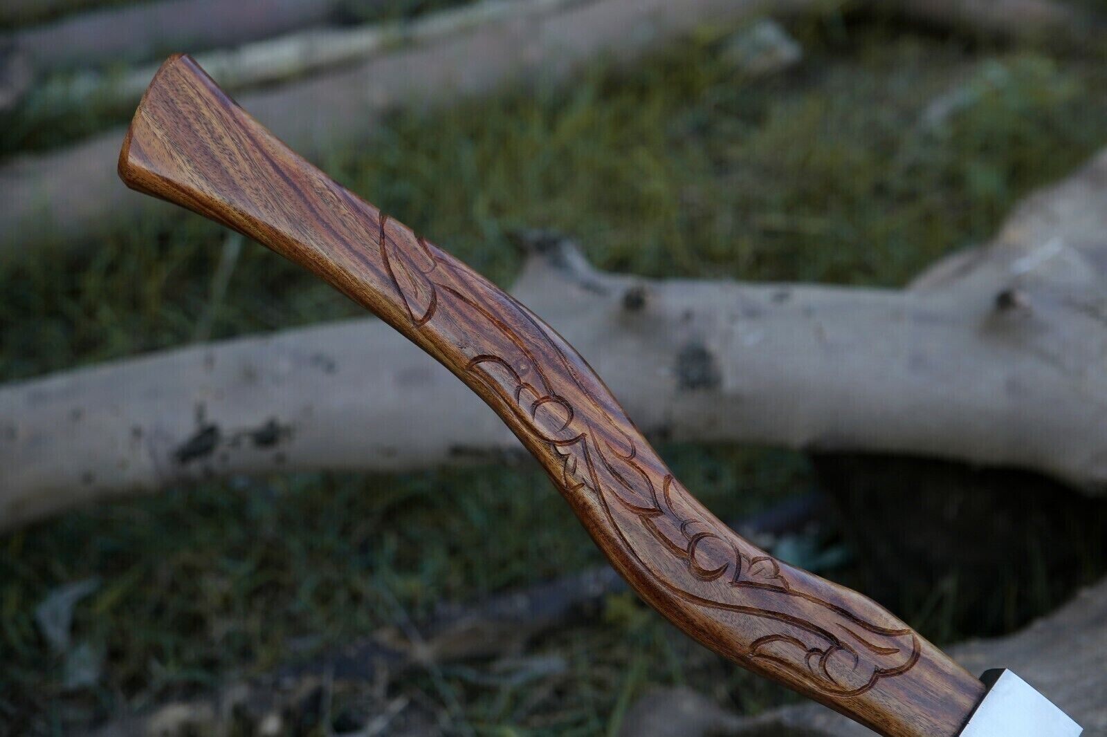 CUSTOM HANDMADE HIGH CARBON STEEL VIKING HATCHET TOMAHAWK HUNTING TACTICAL AXE ME-5