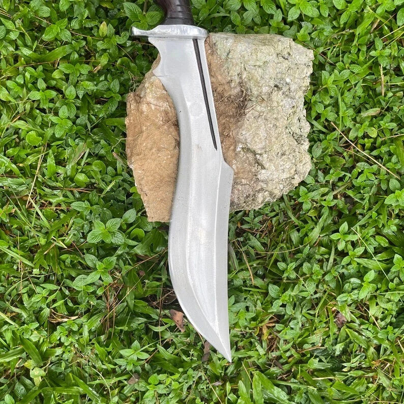 Custom Handmade Carbon Steel Tactical Kukri Knife Hunting Camping Knife